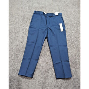 New Dickies 874 Original Fit Work Pants Men's 42x30 Navy Blue fDurable easy care